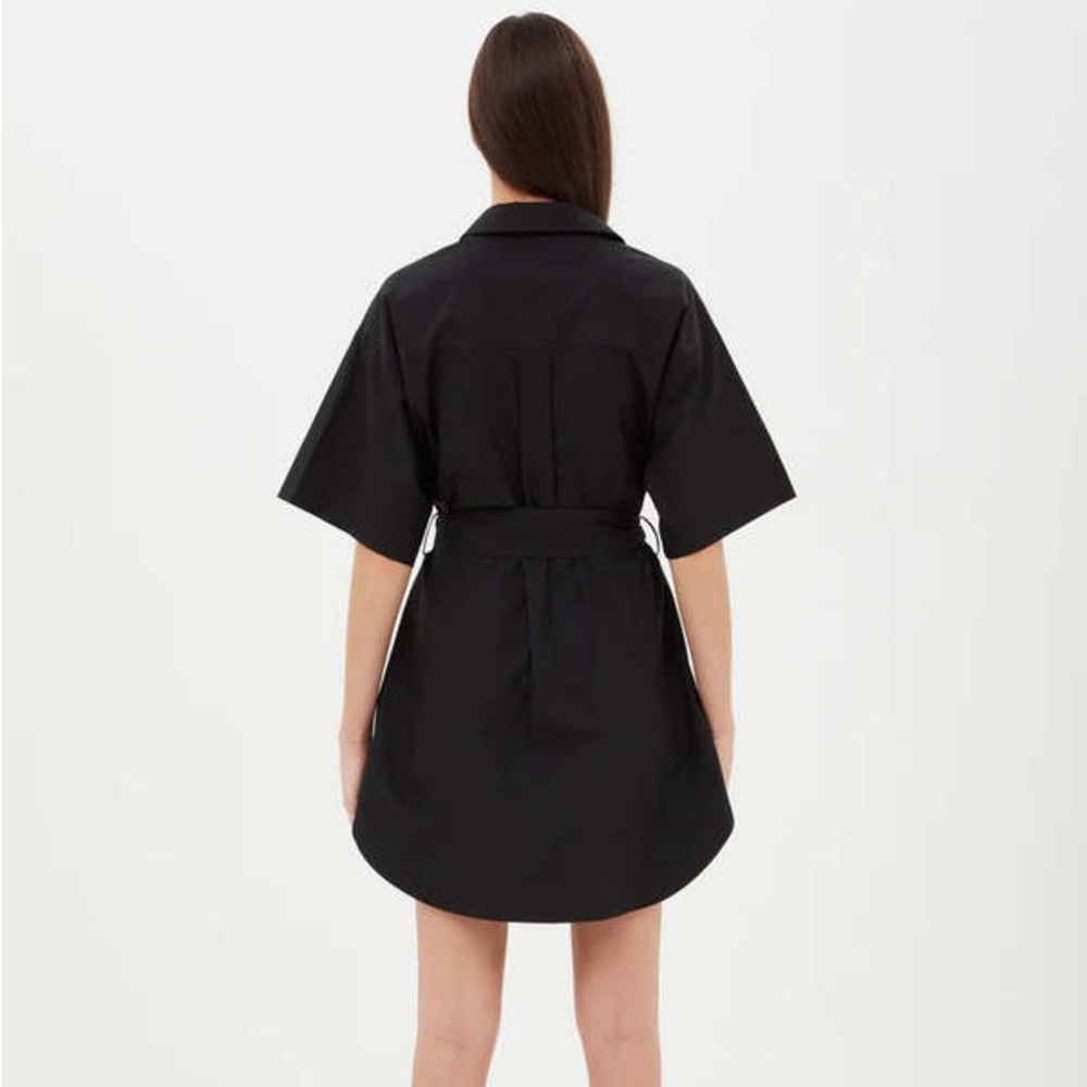 AEXAE Kimono Mini Dress in Black | revolve - Picture 3 of 5